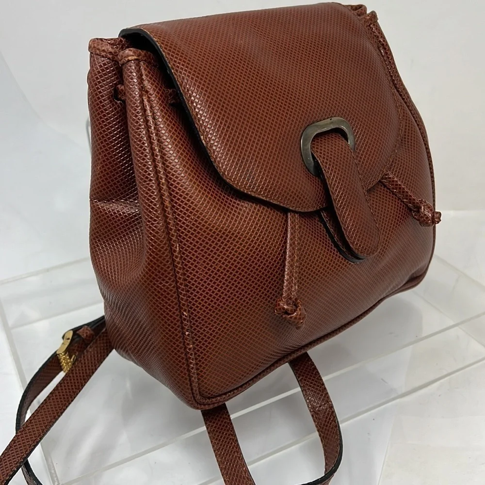 Bottega Veneta Mini Leather Backpack Bag